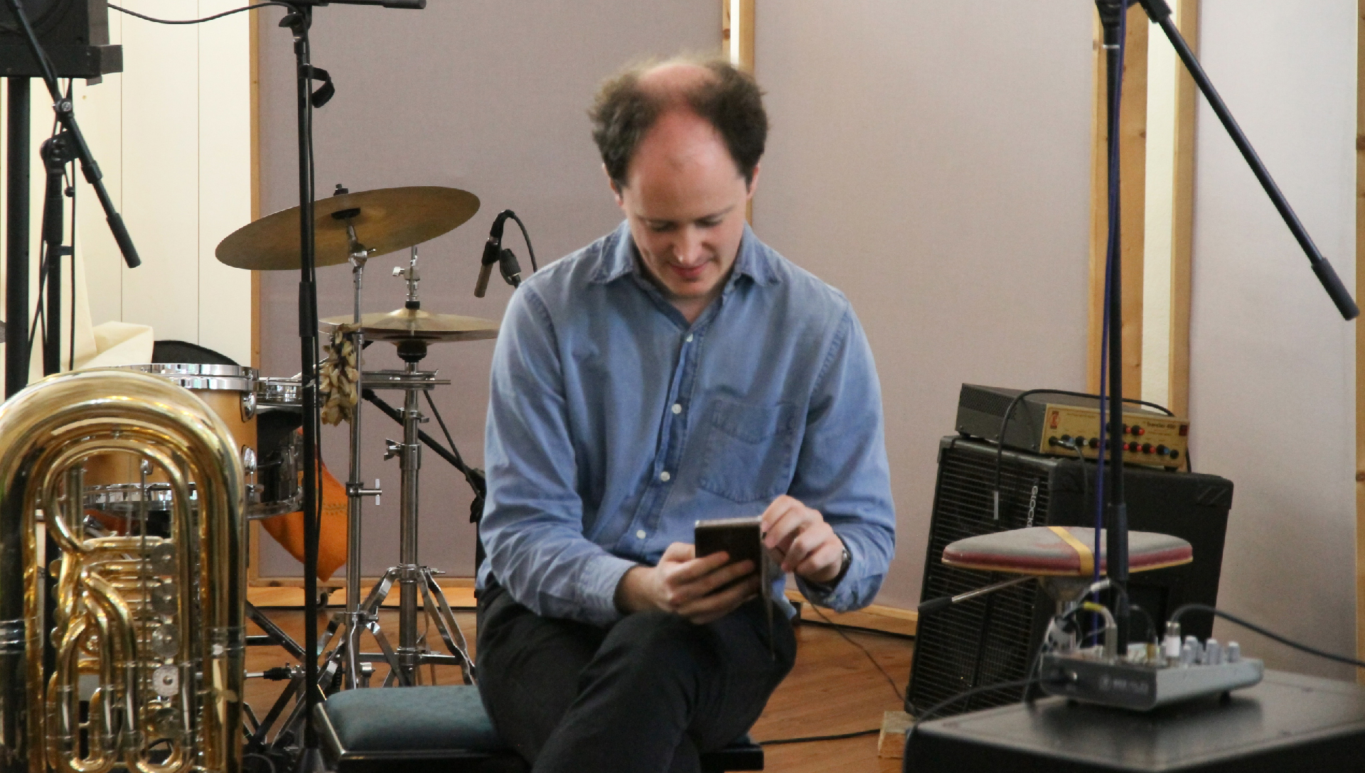 2019-07-08 Ame Zek's 'Unfinished sense of time' im Studio Börne45